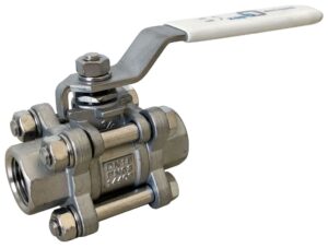 KSB 1/2'' 3P Paslanmaz Çelik Küresel Vana PN63