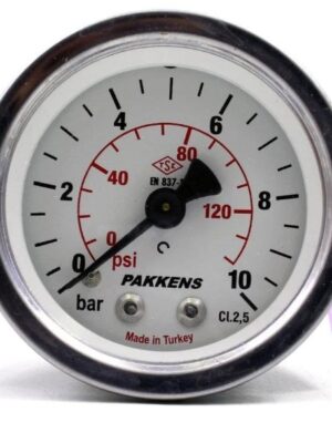 PAKKENS Arka Bağlantılı Pano Tipi Manometre Ø63 mm
