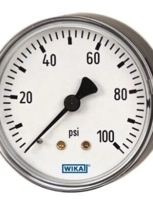 WIKA 111.10.100 Alt Bağlantılı Manometre Ø100mm 100 Bar