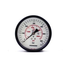 PAKKENS Arka Bağlantılı Manometre Ø63 mm 600 Bar