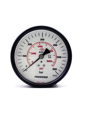 PAKKENS Arka Bağlantılı Manometre Ø63 mm 600 Bar