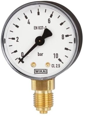 WIKA 111.12.063 Alt Bağlantılı Manometre Ø63 250 Bar