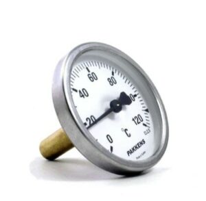 PAKKENS Arka Bağlantılı Bi-Metal Termometre Ø100mm 120°C