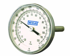 WIKA Arka Bağlantılı Bi-Metal Termometre Ø100mm -30 +60°C