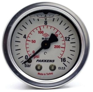 PAKKENS Arka Bağlantılı Gliserinli Manometre 16 Bar 50 mm