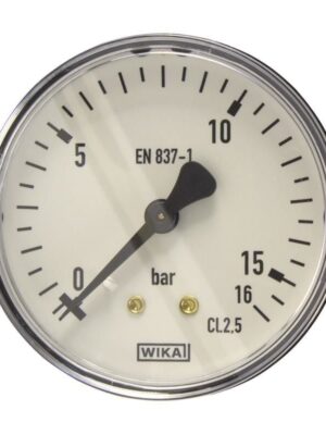 WIKA 111.12.063 Arka Bağlantılı Manometre 16 Bar