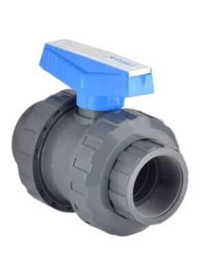 U-PVC Küresel Vana Tek Taraf İçten Dişli Ø90mm (3)