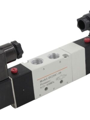 MAXTOR 4V230C-08 Çift Bobinli Kapalı Merkez Pnömatik Valf 1/4 5/3 24VDC