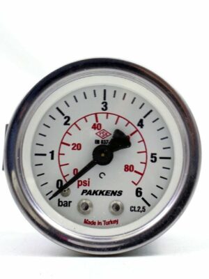 PAKKENS Alt Bağlantılı Manometre Ø40 mm 6 Bar