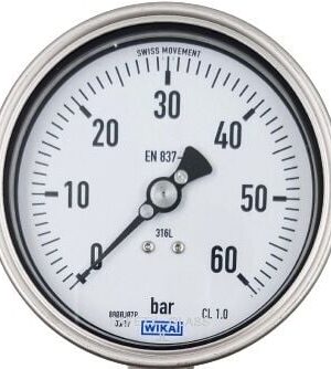 WIKA Arka Bağlantılı Manometre Ø100mm 600 Bar