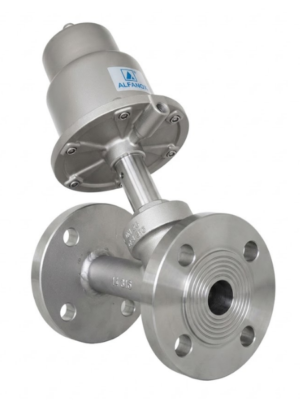ALFANOX 301 Paslanmaz Y Tip Pnömatik On-Off Vana PN16 DN50