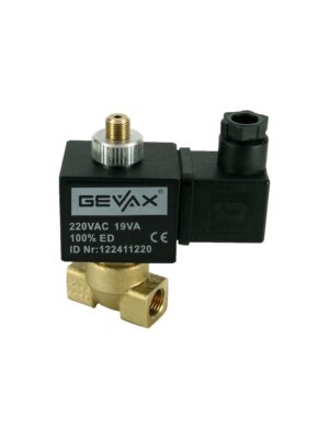 GEVAX 1902-KDNB007-020-G220AC Solenoid Valf 3 Yollu 1/4''