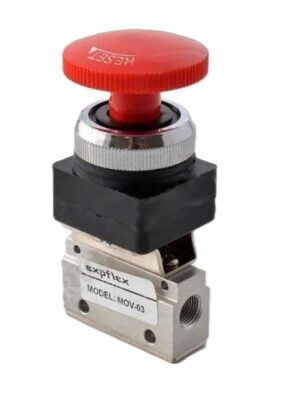 MAXTOR MOV-03 Mantar Buton Acil Stop Valfi 1/8''