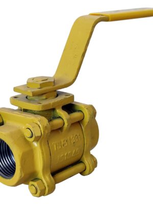 VALFTEK Tam Geçişli 3 Parçalı Doğalgaz Küresel Vana