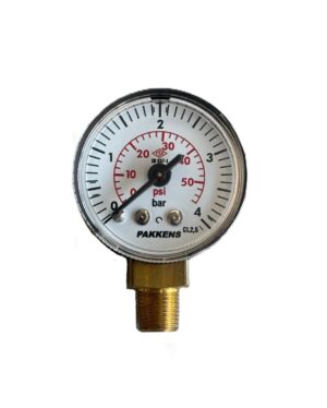 Pakkens Alt Bağlantılı Manometre Ø40 4 Bar 1/8''