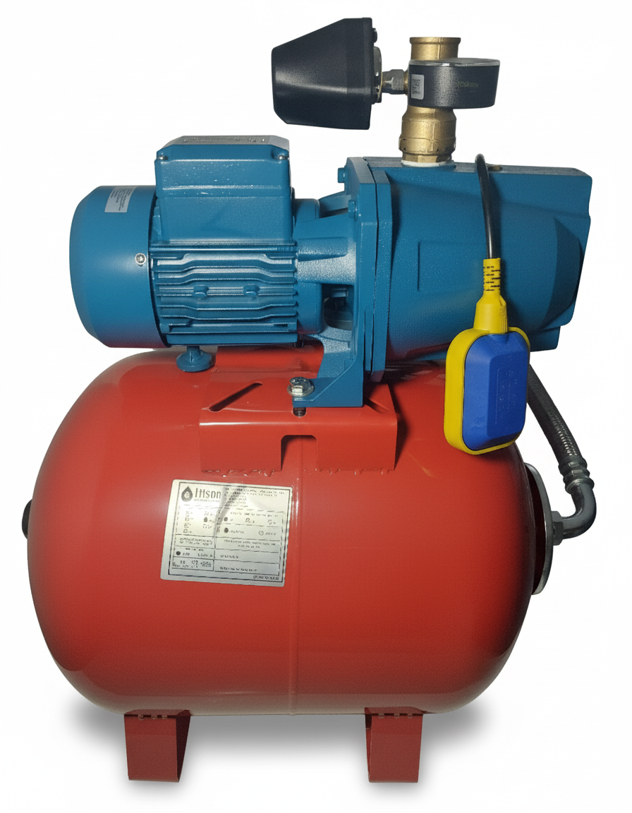 AQUASTRONG EJM80LB Jet Pompalı Paket Hidrofor 50 LT Tanklı