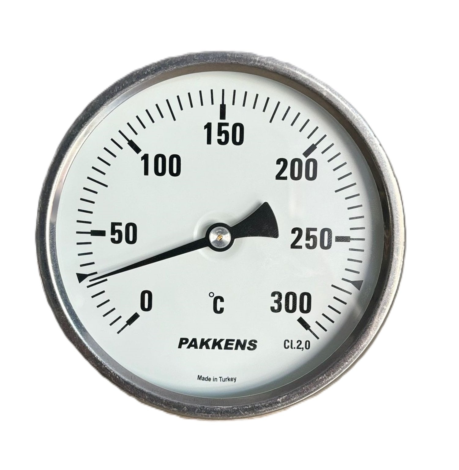 PAKKENS Arka Bağlantı Termometre Ø63mm 300°C