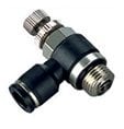 MAXTOR Siyah Seri Pnömatik Hız Ayar Dirseği 1/4 - 10mm