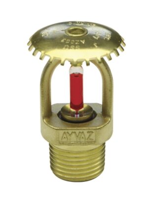 Ayvaz Pirinç Sprinkler 79°C Standart Tepkili 5mm Cam Bulp Upright (DİK)