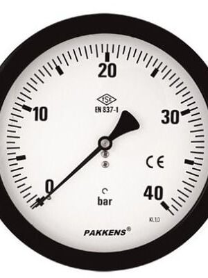 PAKKENS Arka Bağlantılı Manometre Ø100 mm 400 Bar