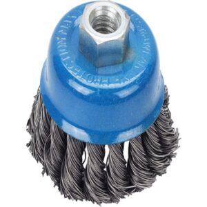 CTM BC-100 Burgulu Çelik Telli Çanak Fırça 100 mm