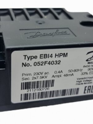 DANFOSS EBI4 Çift Çıkışlı Ateşleme Trafosu 2x7500V