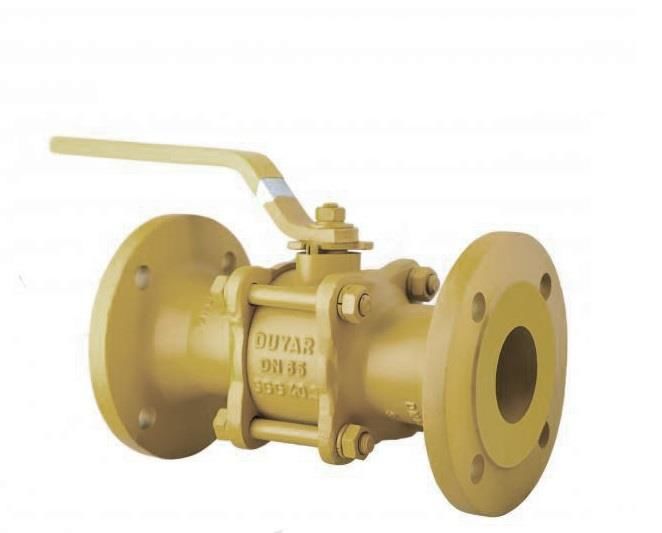 Doğalgaz Küresel Vana Tam Geçişli DN20 PN40