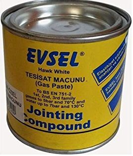 EVSEL Doğalgaz Macunu 400 Gr Sızdırmazlık