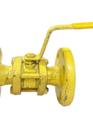 Doğalgaz Küresel Vana Üç Parçalı Flanşlı