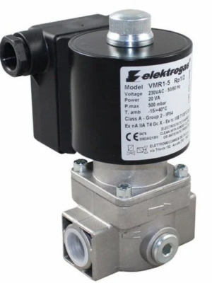 Elektrogas VMR1-5 Doğalgaz Solenoid Valfi 1/2 500mBAR 230V AC