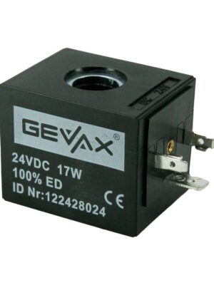 GEVAX Solenoid Valf Bobini 24V DC 17W TP4