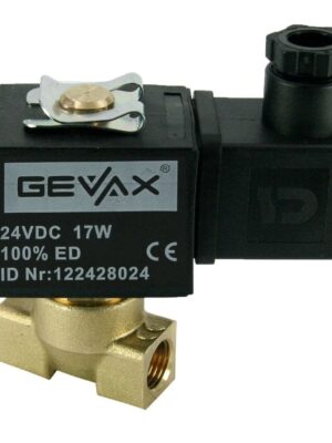 GEVAX 1901-KDNB016-020-G24DC Solenoid Valf 1/4 (0-16 Bar)