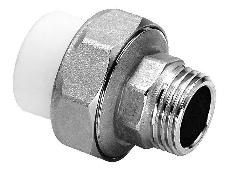 HAKAN PLASTİK PPRC Dış Dişli Oynar Başlı Rakor 20mm -