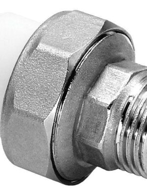 HAKAN PLASTİK PPRC Dış Dişli Oynar Başlı Rakor 25mm -