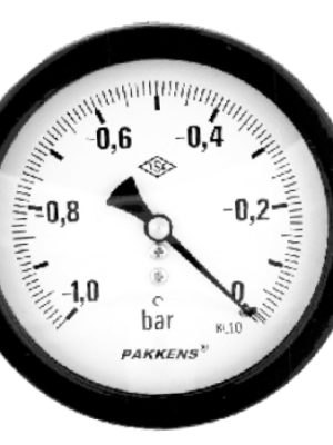 PAKKENS Arka Bağlantılı Kuru Tip Manovakummetre Ø100 mm
