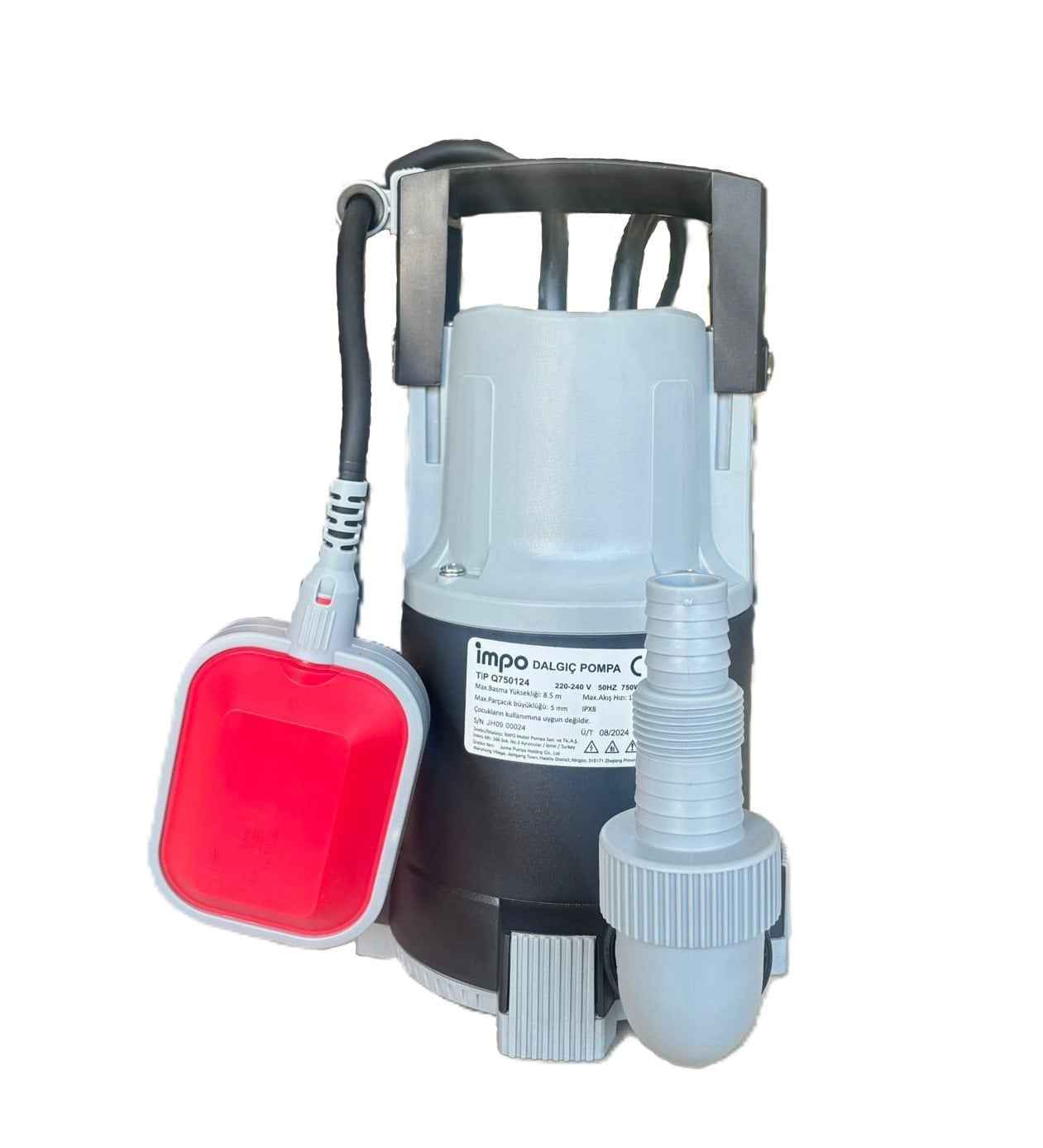 İMPO Q750124 Drenaj Pompası 750 WATT