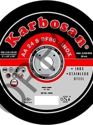 KARBOSAN Thinline İnox Kesme Diski 180x1,9x22