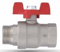 Pakkens Kelebek Kollu Küresel Vana PN25 3/8''