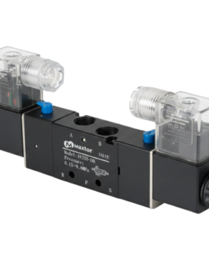 Maxtor 4V220-08-24VDC Çift Bobin Valf 1/4 5/2 24V DC