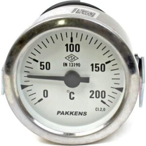 PAKKENS Microtac Gazlı Kontaklı Termometre 200°C