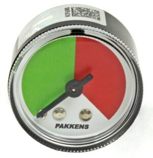 PAKKENS Arka Bağlantılı Kirlilik Göstergesi Ø40 mm 0-2 Bar