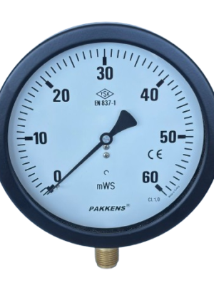 PAKKENS Alt Bağlantılı Hidrometre Ø160 mm 60 MWS CL 1,0