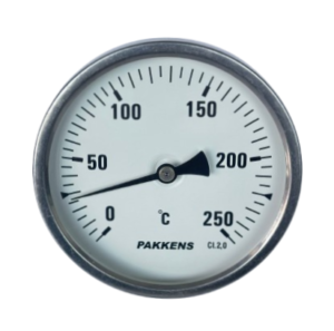 Pakkens Arka Bağlantılı Bi-Metal Termometre Ø100mm 250°C