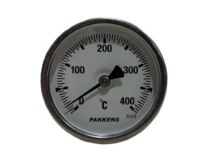PAKKENS Arka Bağlantılı Bi-Metal Termometre Ø63mm 400°C