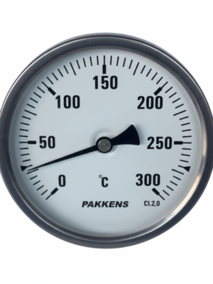 PAKKENS Bimetal Termometre 63mm 300°C 50cm