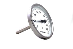 PAKKENS Arka Bağlantılı Bi-Metal Termometre Ø100mm 160°C 40cm