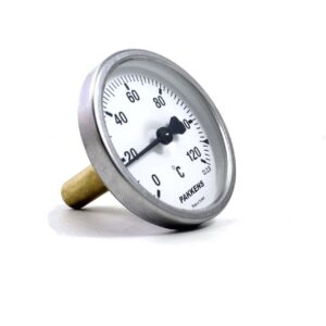PAKKENS Arka Bağlantılı Bi-Metal Termometre Ø63 mm 120°C