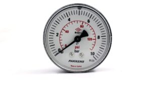 PAKKENS Arka Bağlantılı Manometre Ø50 mm 10 Bar 1/4''