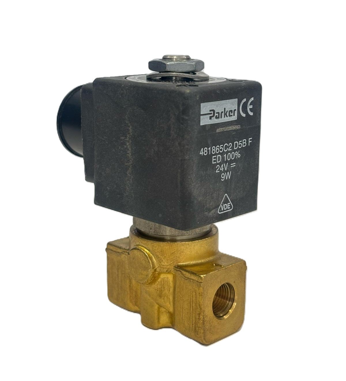 PARKER P/N 362496J 2 Yollu Solenoid Valf N.K. 1/8 24V DC