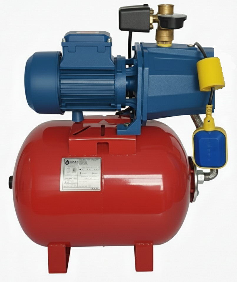 PEDROLLO 4CPm 100-C Pompalı Tanklı Hidrofor 1 HP 50 LT